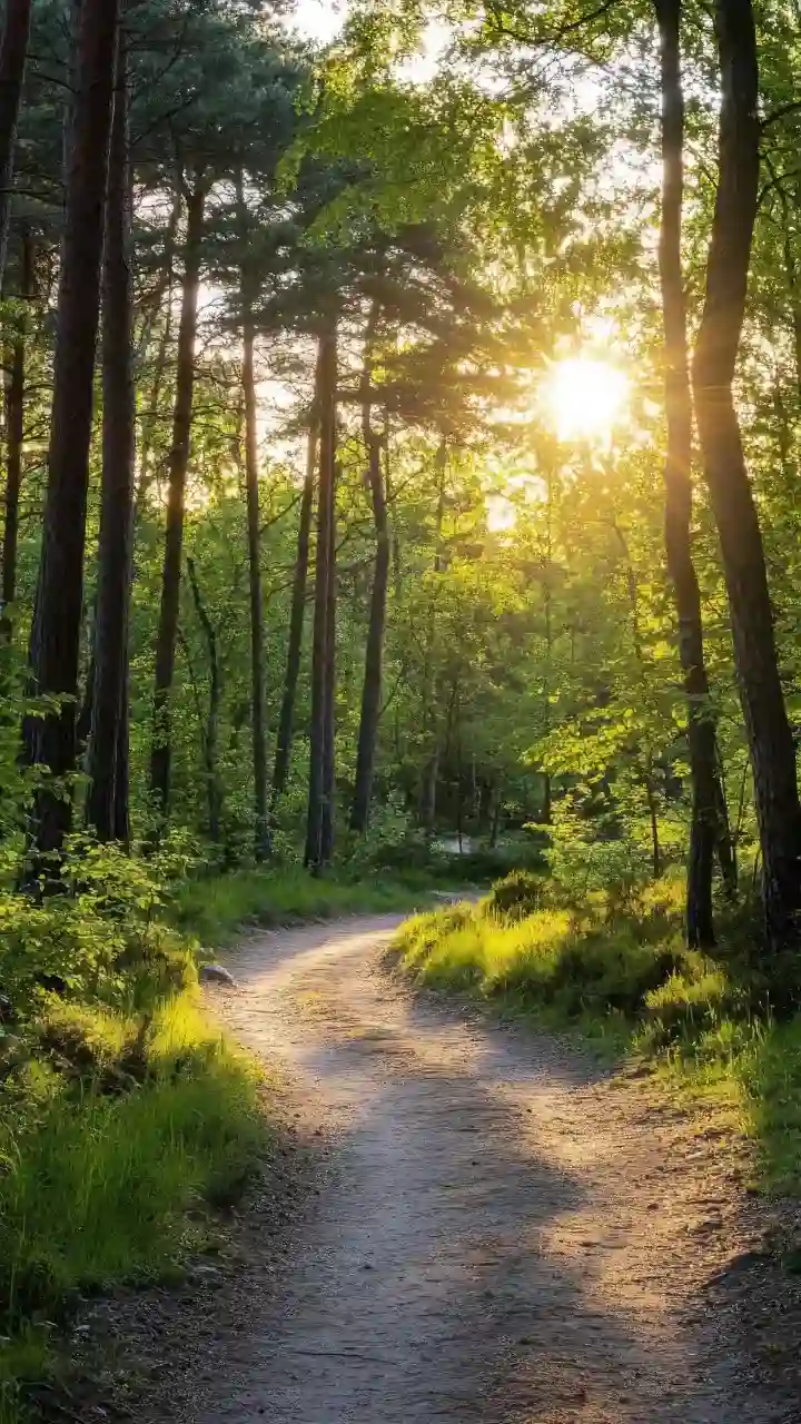 Wald im Licht